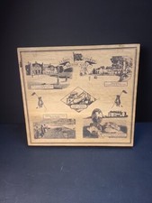 Walker's Classic Courses of British Golf Wooden Box Troon St. Andrew, 12x12x1.75