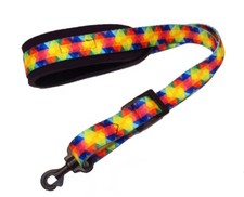 Neoprene Saxophone Strap Stained Glass Pattern Sax strap "NEW"