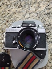 MINOLTA XE-5 35mm SLR w/ROKKOR-X 50mm F1.7 LENS, GREAT Condition