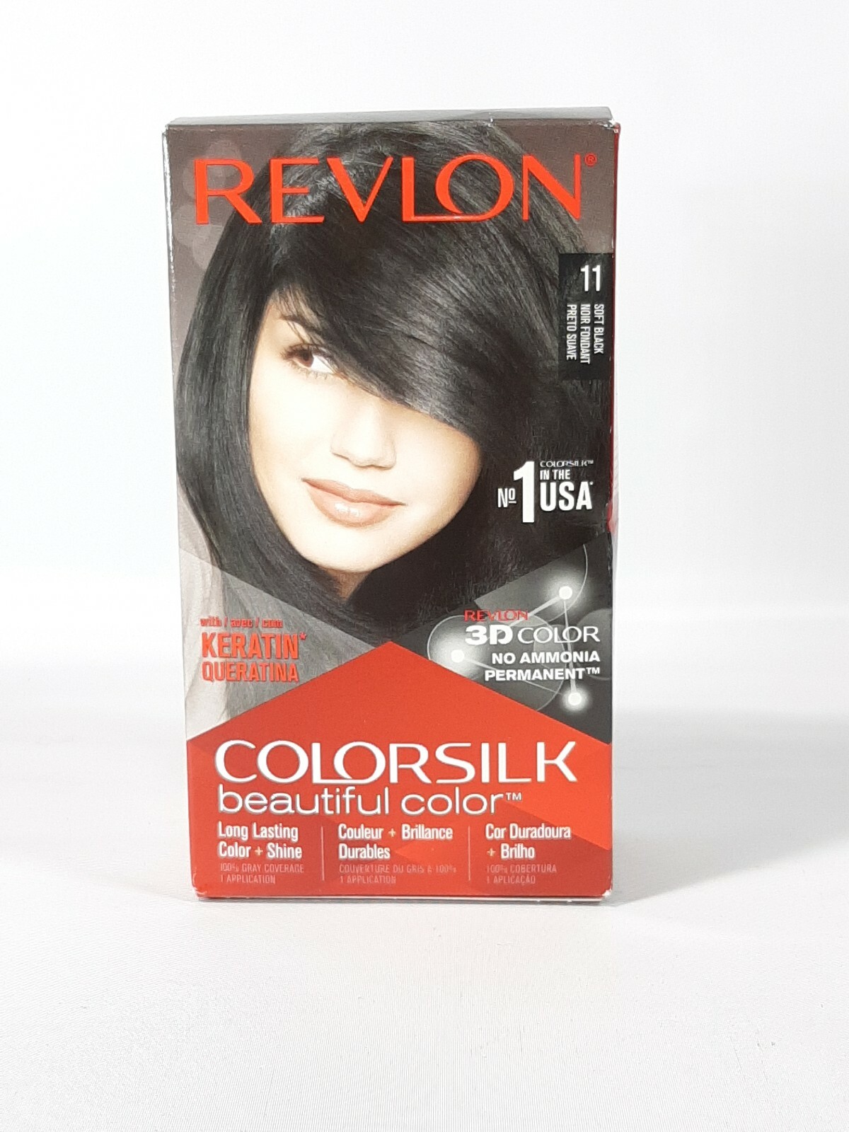 Revlon Hair Dye, Colorsilk 11 Soft Black 3D Color Gel Permanent, Amonia  Free NEW 309978695110 | eBay