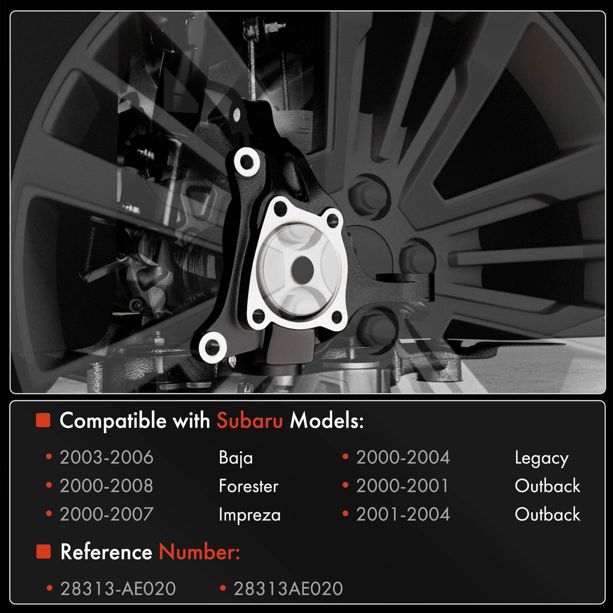 Rear Struts Pair For Subaru Outback 2.5L/3.0L (2000-2004) & Baja 2.5L 2003 – Quick Strut Assembly, Improves Ride & Handling
