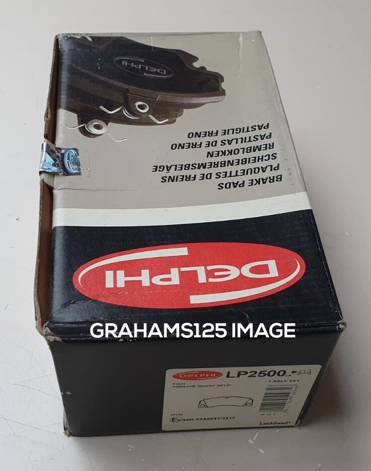 BRAKE PADS SET FITS PORSCHE 911 718 982 S4 GT BOXSTER CAYMAN FRONT DELPHI LP2500