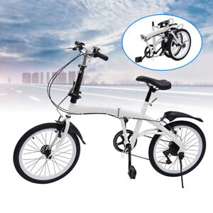 20&#039;&#039; inch Foldable Bicycle 7-speed Road Bike Mountain Bike Double V Brake 
