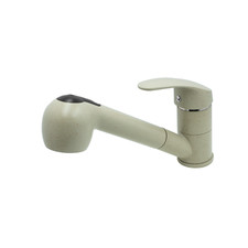 Küchenarmatur Spültischarmatur Spülenarmatur mit Brause Granitoptik Beige