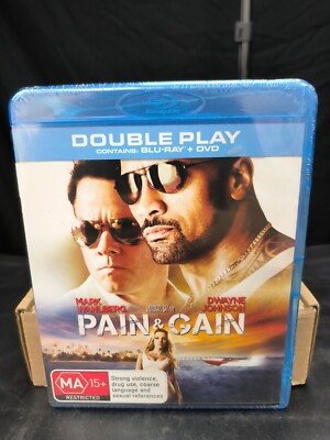 blu ray import usa film pain & gain the rock dwayne johnson mark walberg