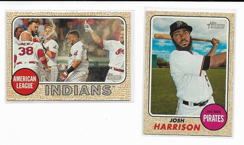 2017 Topps Heritage PICK-A-CARD Markakis Seager Correa Posey Ortiz LeMahieu ++++ - Picture 9 of 82