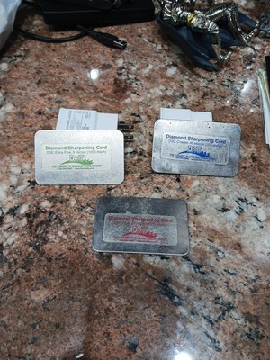 Diamond Machining Technology (DMT) Diamond Sharpening Stone Credit Card Kit.