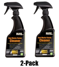 FLITZ Flat Matte Finish Cleaner 16oz/473ml TWO PACK FM11506 (SEE VIDEO)