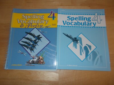 ABeka A Beka Spelling Vocabulary 4 set Test Key and Teacher Edition | eBay