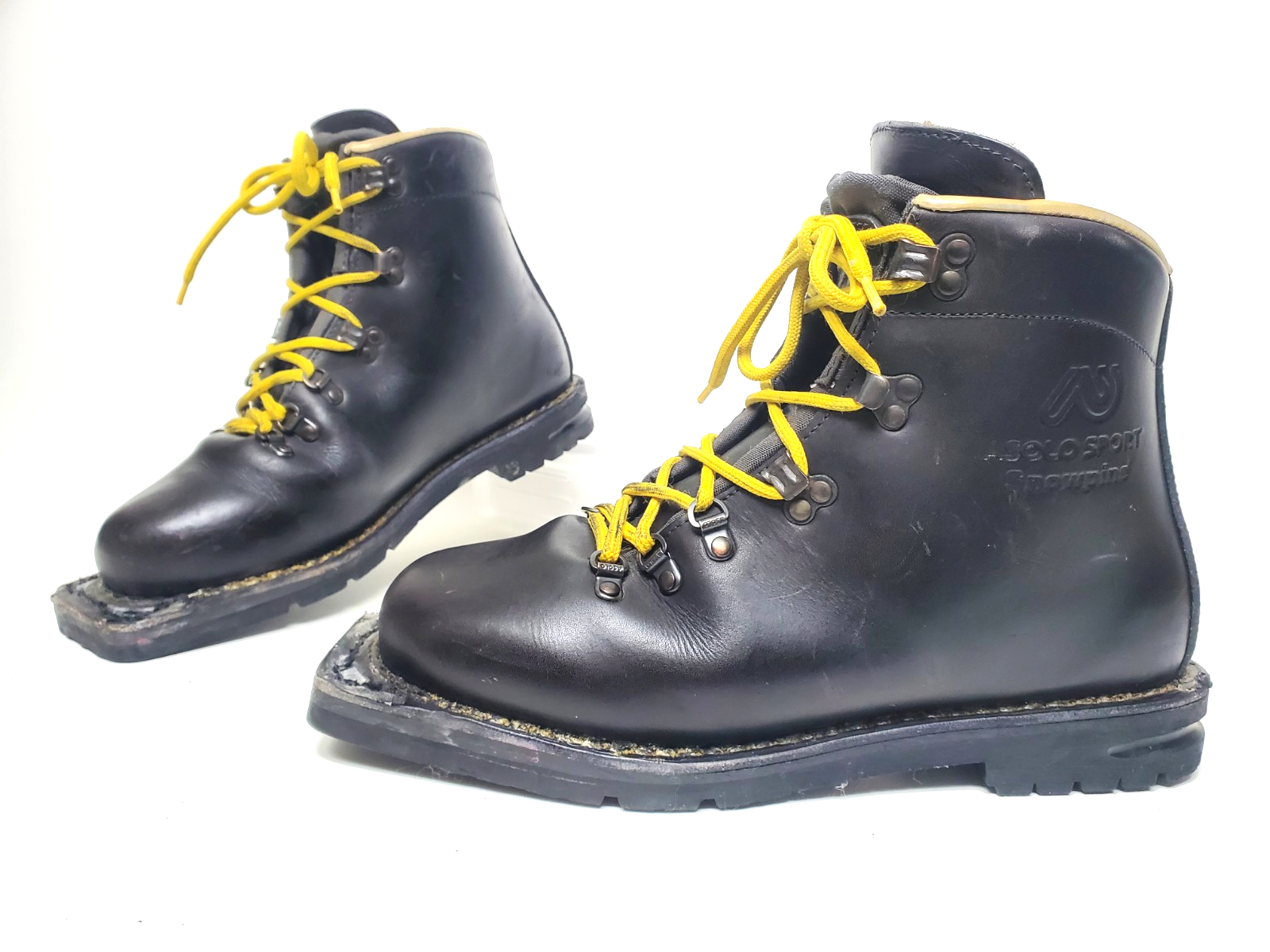 SALOMON Scarponi da sci ASOLO Snowpine in pelle 75 mm backcountry touring telemark uomo 9 M