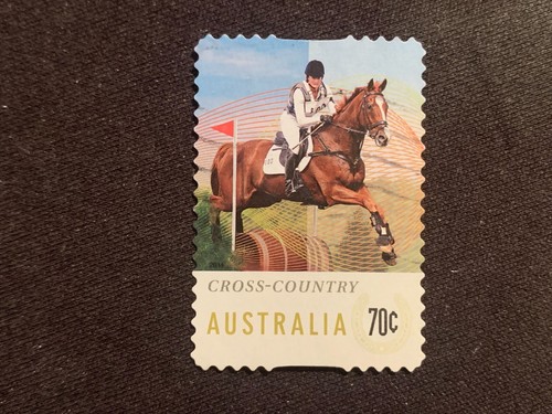 2014 AUSTRALIA EQUESTRIAN EVENTS 70C CROSS COUNTRY ADHESIVE - FINE USED