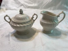 Vintage Antique Myott England Cream & Sugar Set