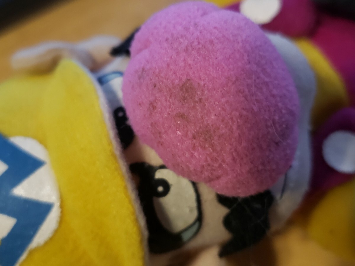 Vintage 1997 Nintendo Super Mario 64 BD&A Wario Bean Bag Plush