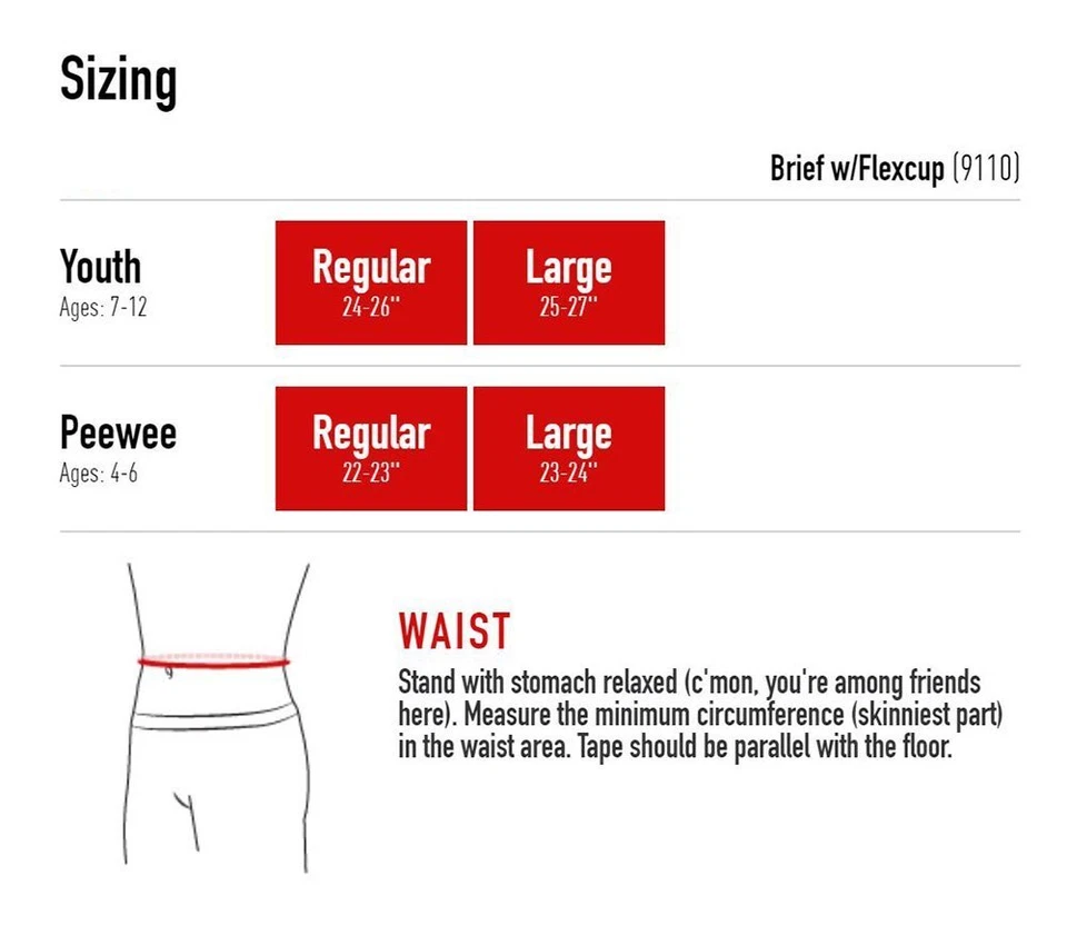 McDavid 9110 Peewee Flexcup Brief, Regular - Image 3 of 4