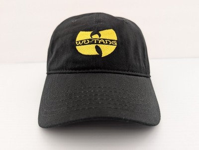 Wu-Tang Clan Logo Dad Hat Black Adjustable Strapback Cap