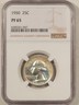 1950 PROOF WASHINGTON QUARTER - NGC PF-65, ATTRACTIVE & ORIGINAL! Philadelphia Washington