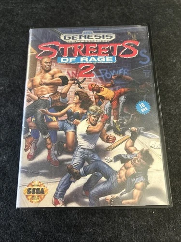 Streets Of Rage 2 (Sega Genesis, 1992) *** CASE ***