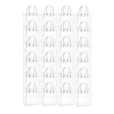 20Pcs Transparent Gift Bag with Handle Wedding Candy Gift Packaging4334