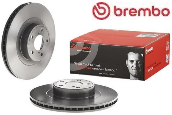 2X Bremsscheibe Brembo 09907711 2 Bremsscheiben FüR Subaru-image