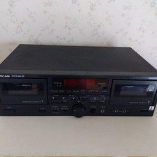 TASCAM 202 Mk III Professional Double Cassette Deck Auto Reverse Used