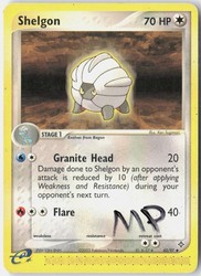Shelgon 42/97 EX Dragon Uncommon Pokemon Card