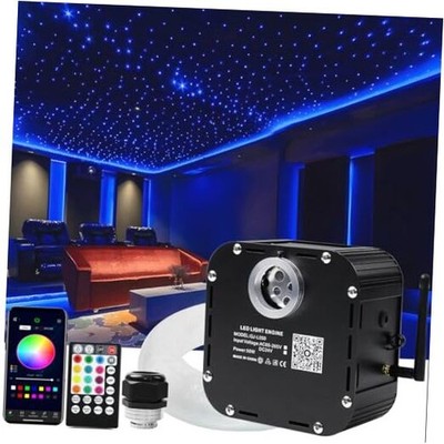 High Brightness 50W Twinkle Fiber Optic Starlight Kits 1200pcs*0.03in*16.4ft