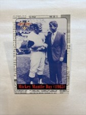  1997 Score Board Shoe Box Collection Mickey Mantle Robert F Kennedy #71 HOF