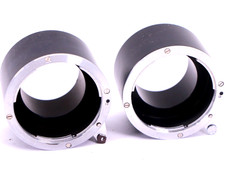 Lot of 2 Lens Adapters Nikon F to Screw mount Metal bundle