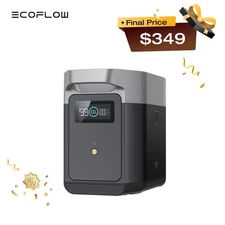 EcoFlow DELTA 2 Smart Generator Extra Battery 1024Wh for Outdoor, RV, LiFePO4