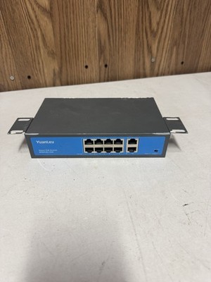 YuanLey 8-Port Gigabit PoE Switch YS2082G-P 120W 8 PoE + 2 Uplink