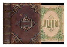 Victorian photo album 1890 Hardcover