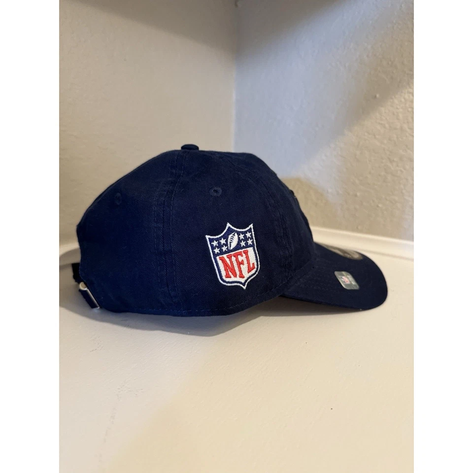 Dallas Cowboys New Era Azul Marino 2022 Lateral 9TWENTY Sombrero Ajustable OSFM Foto 3 de 4