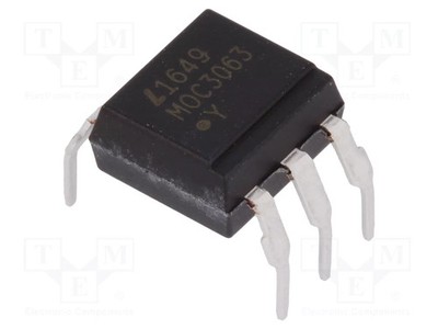 bei Nullschaltung MOC3063 Optotriac DIP6 Ch: 1 5kV UAusg: 600V