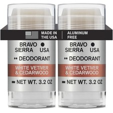 Aluminum-Free Deodorant for Men, 2-Pack Natural Ingredients, Long-Lasting