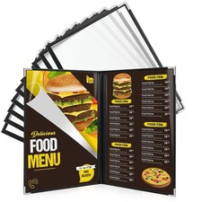 A4 Menu Covers 10 Pack, Clear PVC Menu Cover