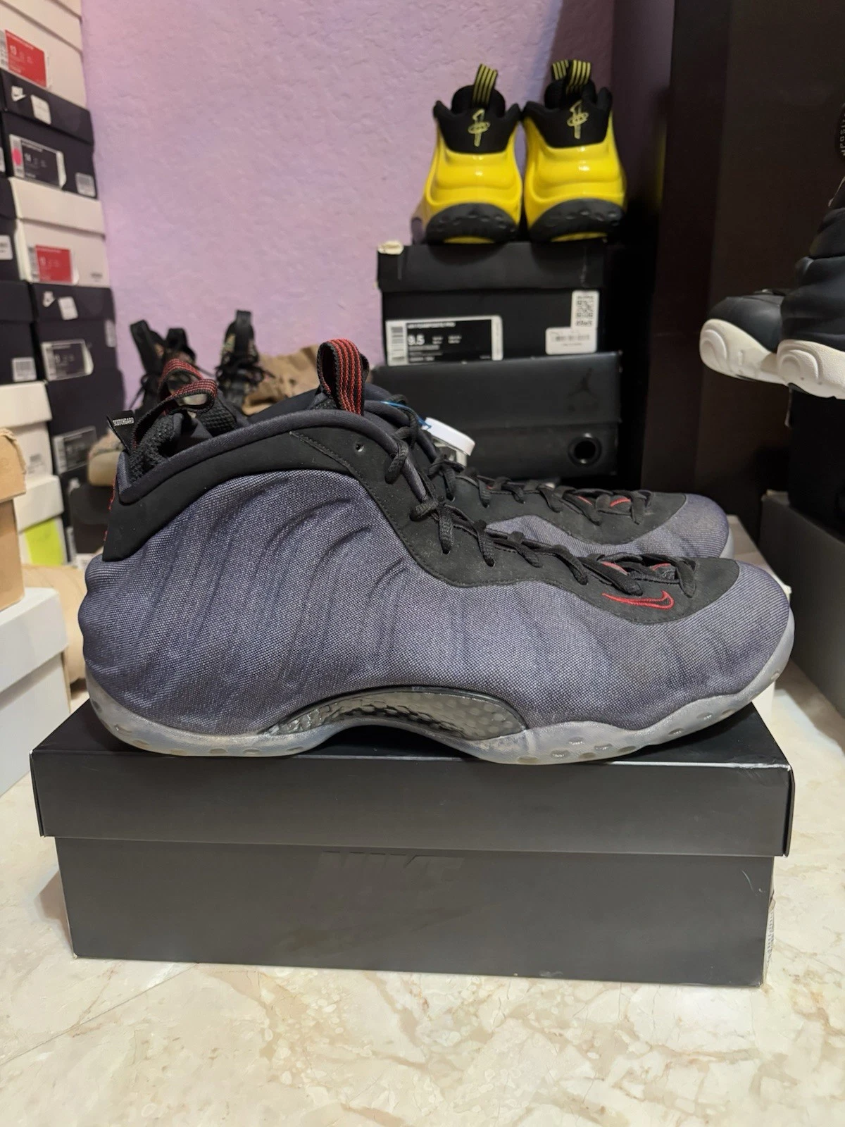 Taglia 14 Nike Air Foamposite One Denim