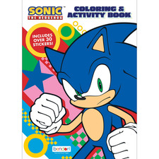 Sonic the Hedgehog Coloring and Activity Book with Stickers, 32 Pages by Bendon