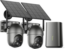 4MP Security Cameras Wireless Outdoor Home System, 2-Cam Kit, No Subscription