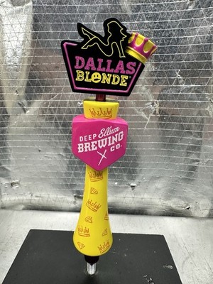 Dallas Blonde Beer Tap Handle Deep Ellum Brewing Co. New Design