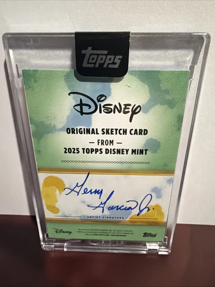 2025 Topps Disney Mint NYCC Encased 1/1  Mickey Mouse Sketch - Gerry Garcia Jr - Image 2 of 3