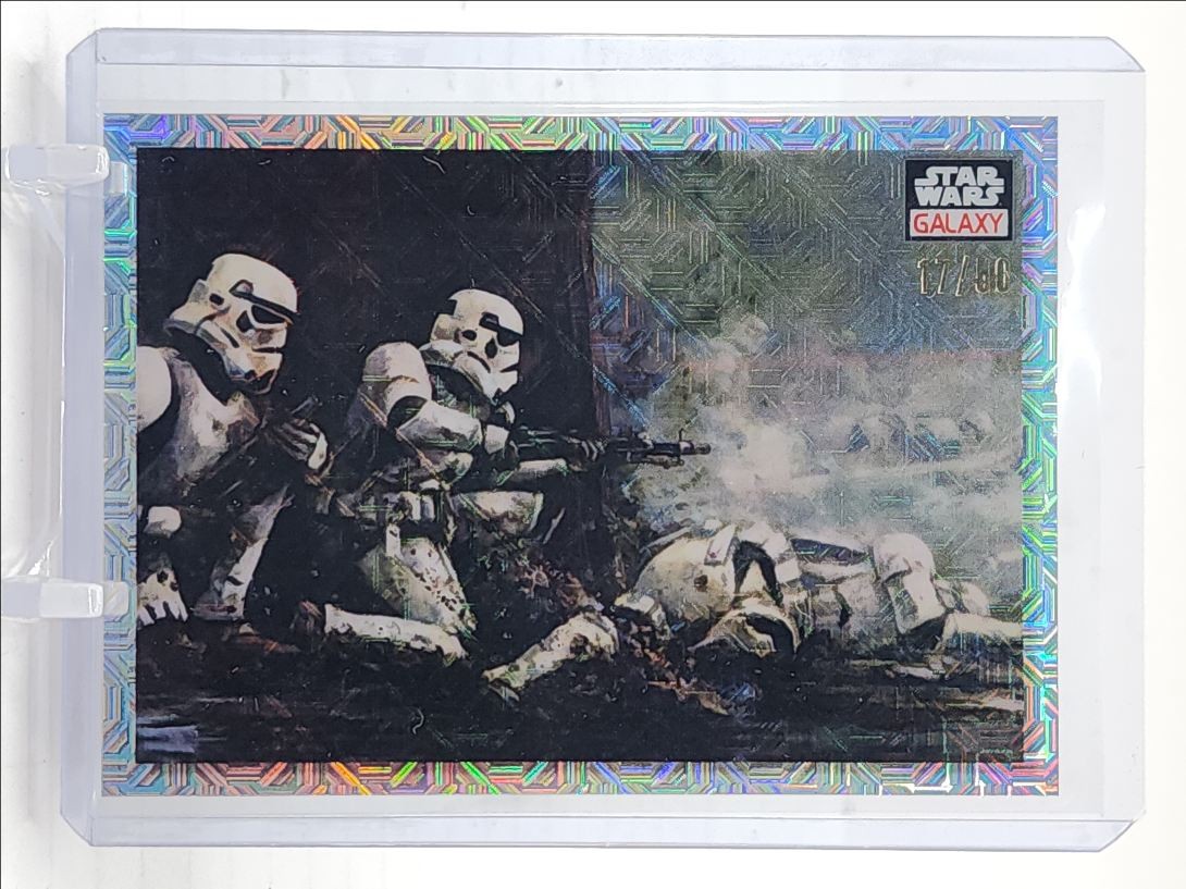 PINNED DOWN 2023 TOPPS CHROME STAR WARS GALAXY MOJO REFRACTOR /50 Q5163