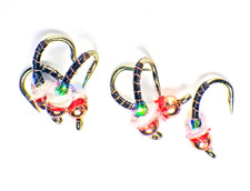 Mirage Frenchie Tungsten Nymphs UV Pink - Premium Trout Fly Fishing Flies Lot