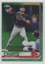 2019 Topps Chrome Update Target Green Refractor 24/99 Michael Chavis #27 2d9