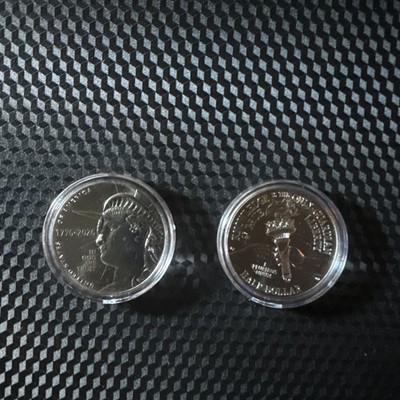2026 Two Piece P&D Liberty Half Dollar Set In Air-Tite Capsules In BU Condition