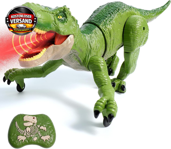 Ferngesteuerter Dinosaurier Spielzeug FüR Kinder Ab 3 Jahre Mit Wassernebel Lich-image