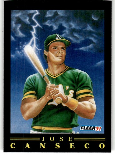 Jose Canseco #6 card from 1991 Fleer Pro Vision