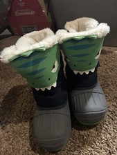 Cat and Jack Toddler Infant Multicolor Purple Waterproof Thermolite Boots Size 3