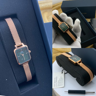 DANIEL WELLINGTON WATCH Quadro Mini Melrose Emerald RRP £145