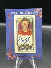 2025 Topps A&G Ethan Zohn Blue Mini Framed #30/99 AUTO Soccer / Reality / #MA-EZ