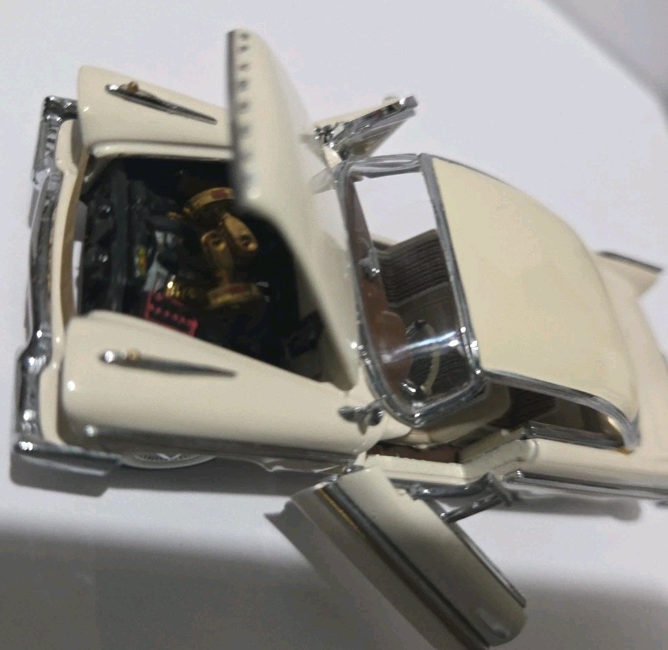 Franklin Mint 1957 Plymouth Fury 1:24 Diecast Car White B11E027 | eBay